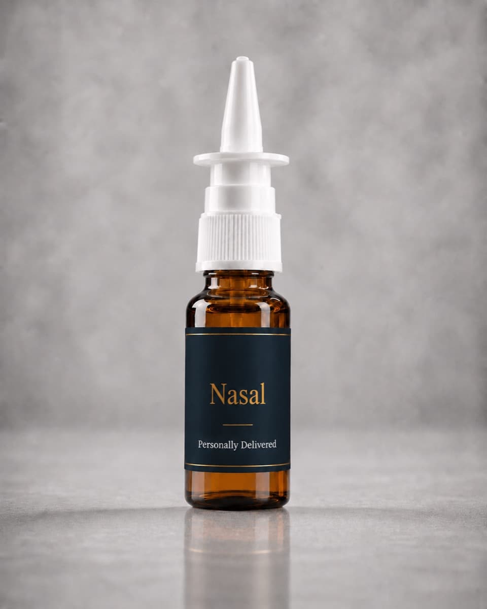 Mind Body Centers compounded nasal spray bottle.